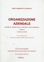 Organizzazione aziendale. Schemi di sintesi delle lezioni