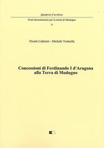 Concessioni di Ferdinando I d'Aragona alla terra di Modugno