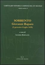 Sorrento. Giovanni Raparo (2 gennaio-4 luglio 1439). Testo latino