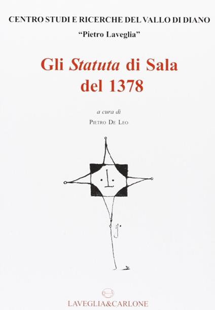 Gli «Statuta» di Sala del 1378 - Pietro De Leo - copertina