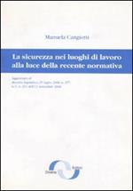 La sicurezza nei luoghi di lavoro alla luce della recente normativa