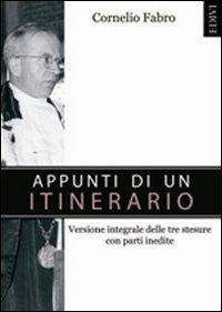 Appunti di un itinerario - Cornelio Fabro - copertina