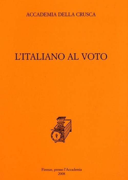 L' italiano al voto - copertina