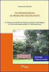 Un' introduzione al problema sociologico - Emmanuele Morandi - copertina