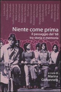 Niente come prima. Il passaggio del '68 tra storia e memoria - copertina