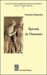 Epistula de Clementia - Gaetano Iannotta - copertina