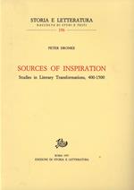 Sources of inspiration. Studies in literary trasformations (400-1500)