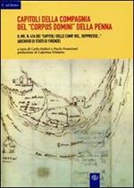 Capitoli della Compagnia del «Corpus Domini» della Penna: il ms. n. 416 dei Capitoli delle Comp. Rel. soppresse (Archivio di stato di Firenze)