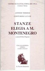 Stanze. Elegia a M. Montenegro