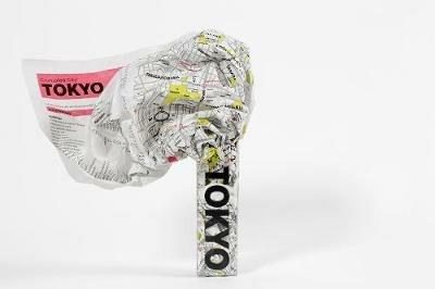 Mappa Crumpled City Map Tokyo