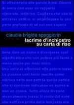 Lacrime d'inchiostro su carta di riso. Piccolo libro sul destino