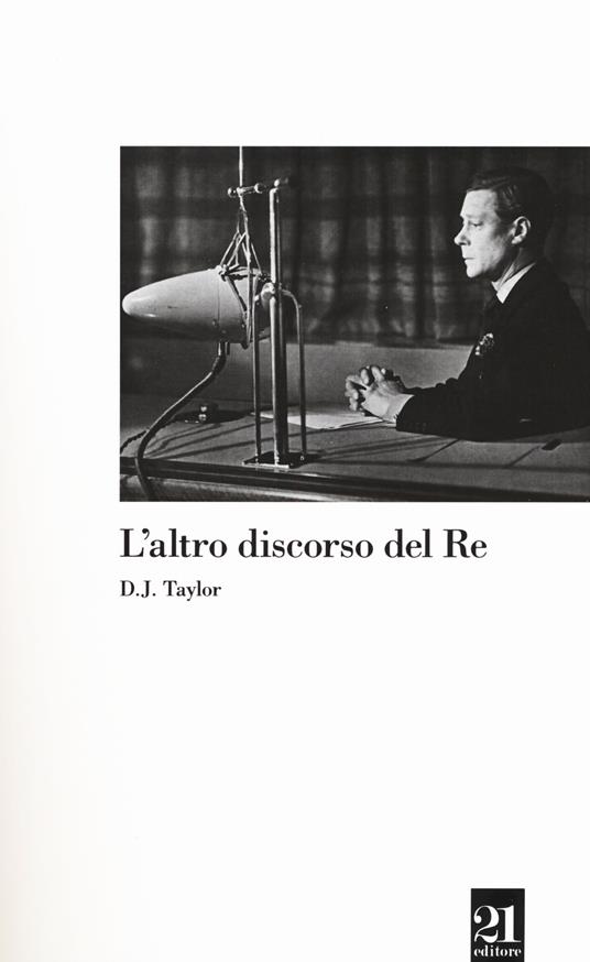 L'altro discorso del re - D. J. Taylor - copertina