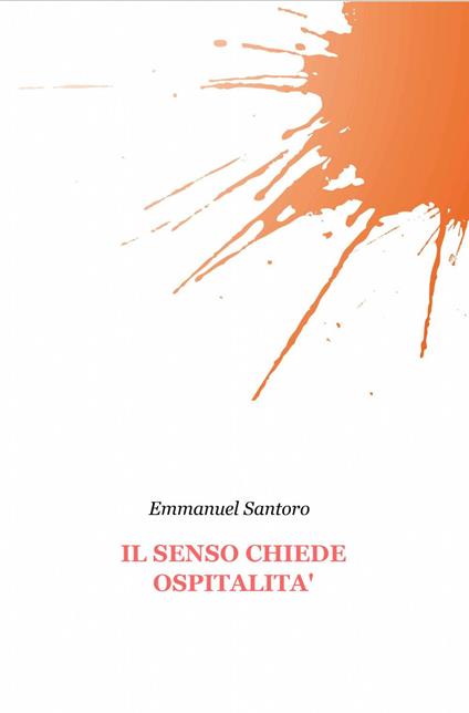 Il senso chiede ospitalità - Emmanuel Santoro - copertina