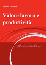 Valore lavoro e produttività. Nel libro primo del Capitale di Marx