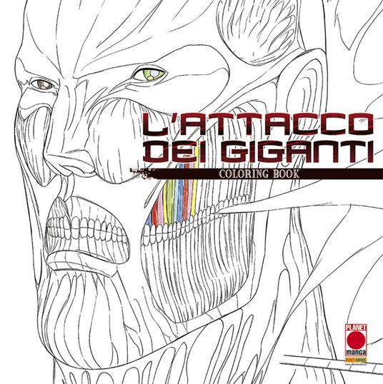 L' attacco dei giganti. Coloring book - Hajime Isayama - copertina