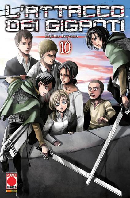 L'attacco dei giganti. Vol. 10 - Hajime Isayama - copertina