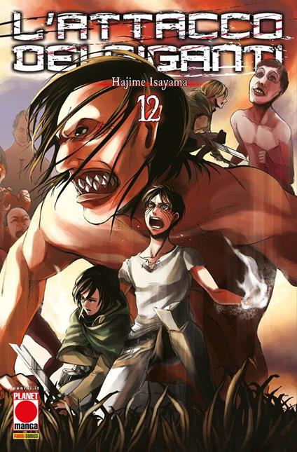 L'attacco dei giganti. Vol. 12 - Hajime Isayama - copertina