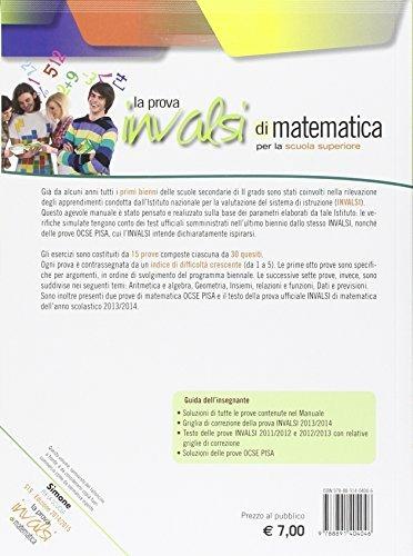 La prova INVALSI di matematica. Manuale completo per la preparazione alla prova nazionale INVALSI. Per la 2ª classe delle Scuole superiori - Salvatore Grillo - 2