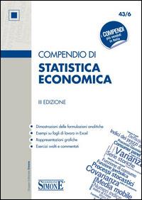 Compendio di statistica economica - copertina