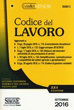 Codice del lavoro. Ediz. minore