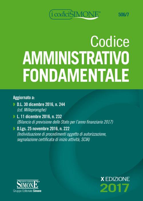 Codice amministrativo fondamentale - copertina