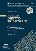 Manuale di diritto tributario