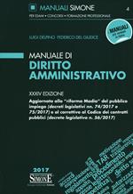 Manuale di diritto amministrativo