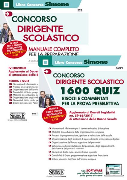 Concorso 2425 dirigenti scolastici. Kit completo - copertina