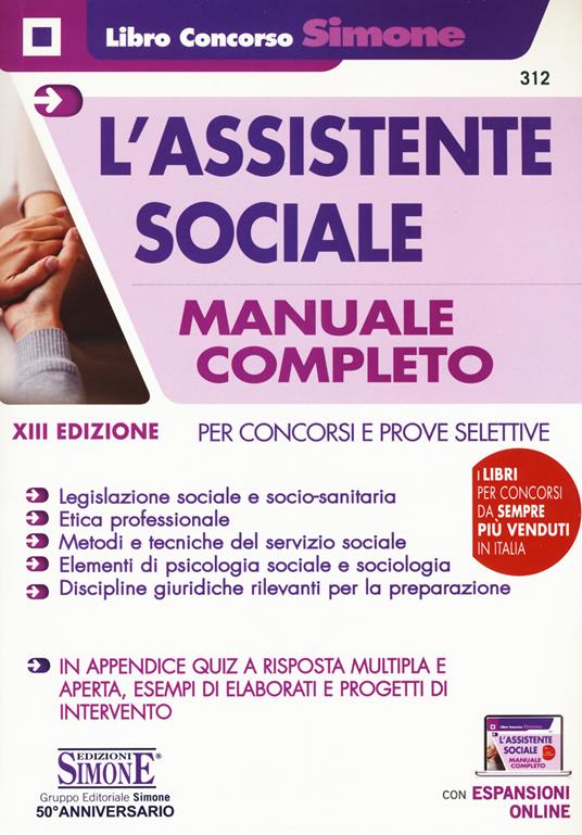 L' assistente sociale. Per concorsi e prove selettive. Manuale completo per la preparazione. Con Contenuto digitale per download e accesso on line - copertina