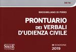 Prontuario dei verbali d'udienza civile