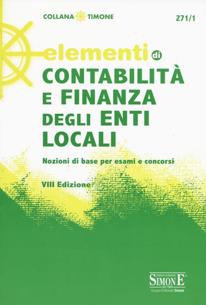 Elementi di contabilità e finanza degli enti locali - copertina