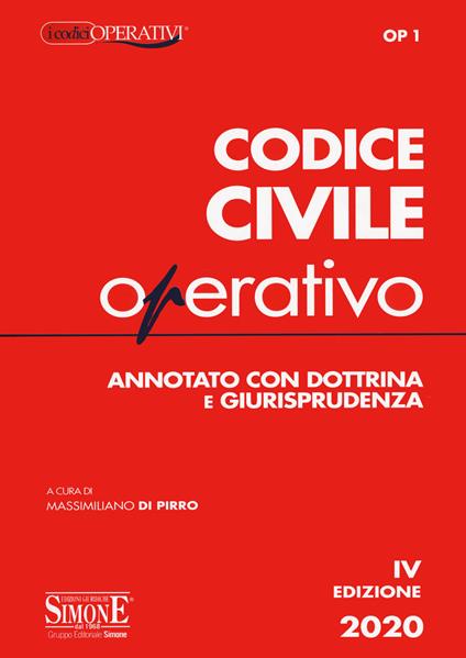 Codice civile operativo. Annotato con dottrina e giurisprudenza - copertina