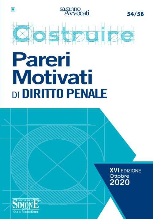 Costruire pareri motivati di diritto penale - copertina