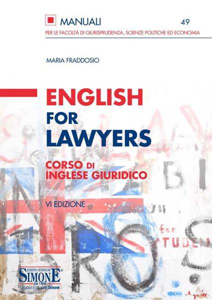 English for lawyers. Corso di inglese giuridico - Maria Fraddosio - copertina