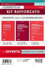 Kit orale rafforzato: Codice civile-Codice di procedura civile-Appendice di Aggiornamento. Marzo 2021. Annotati con la Giurisprudenza