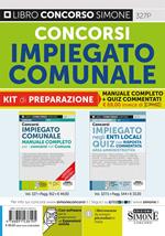 Concorsi impiegato comunale. Kit di preparazione. Manuale completo+Quiz commentati. Con software di simulazione