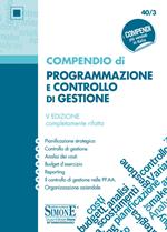 Compendio di programmazione e controllo di gestione