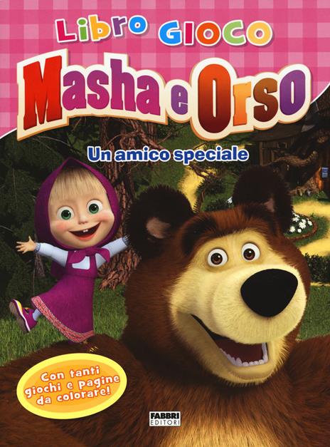 Un amico speciale. Masha e Orso. Libro gioco. Ediz. illustrata - copertina