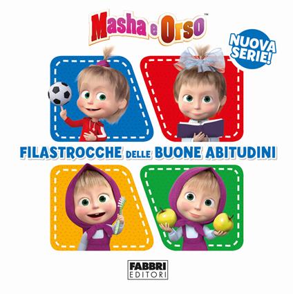 Filastrocche delle buone abitudini. Masha e Orso. Ediz. a colori - copertina