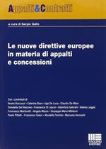 Le nuove direttive europee in materia di appalti e concessioni