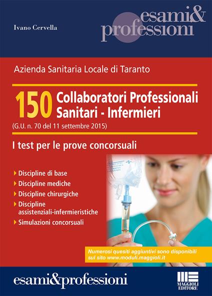 150 collaboratori professionali sanitari infermieri - Ivano Cervella - copertina