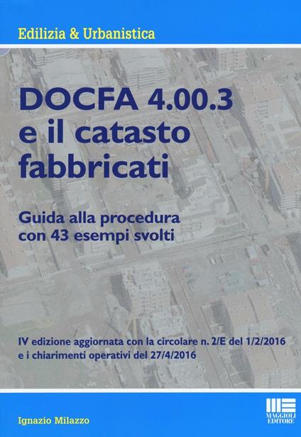 Docfa 4.00.3 e il catasto fabbricati - Ignazio Milazzo - copertina