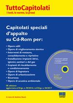 Capitolati speciali d'appalto. Con CD-ROM