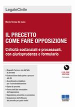 Il precetto come fare opposizione