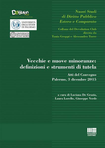 Vecchie e nuove minoranze: definizioni e strumenti di tutela - copertina