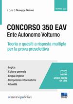 Concorso 350 EAV. Ente Autonomo Volturno. Teoria e quesiti a risposta multipla per la prova preselettiva