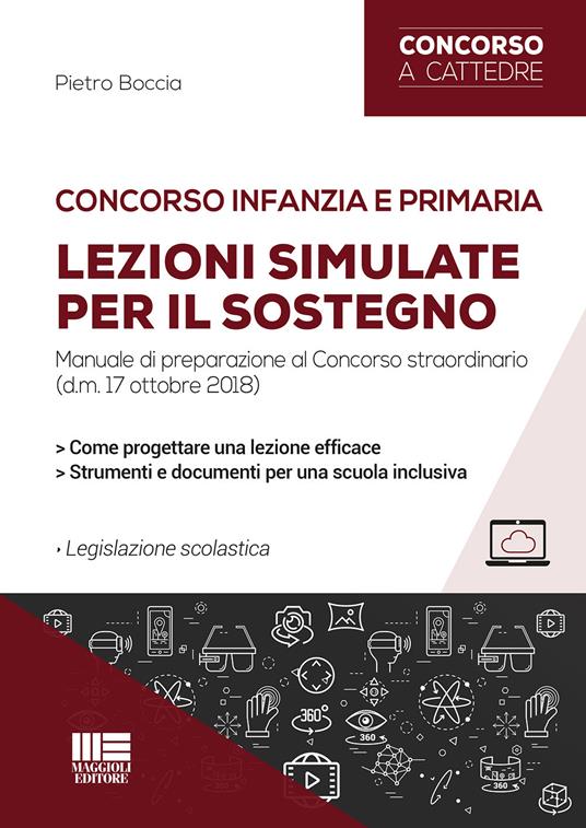 Concorso infanzia e primaria. Lezioni simulate per il sostegno - Pietro Boccia - copertina