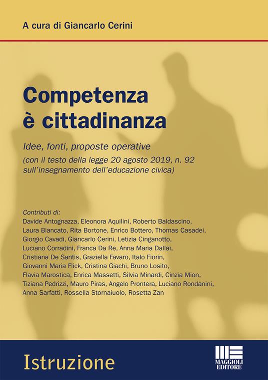 Competenza è cittadinanza - copertina