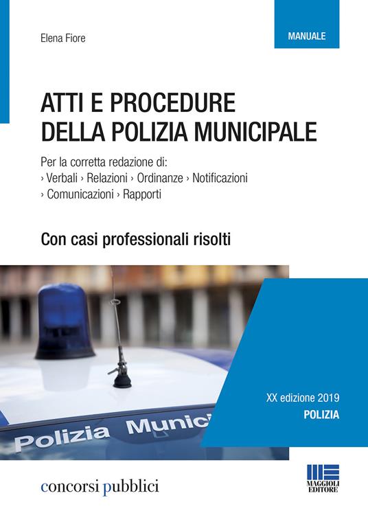 Atti e procedure della polizia municipale - Elena Fiore - copertina