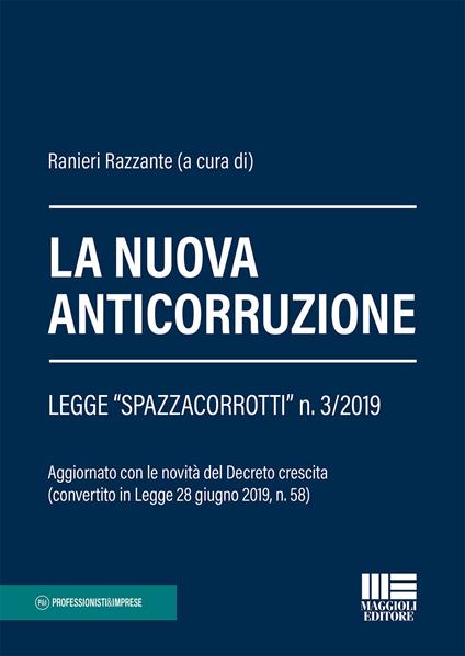 La normativa anticorruzione - copertina